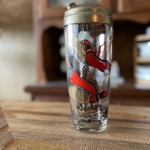 Midcentury Pheasant Cocktail Shaker